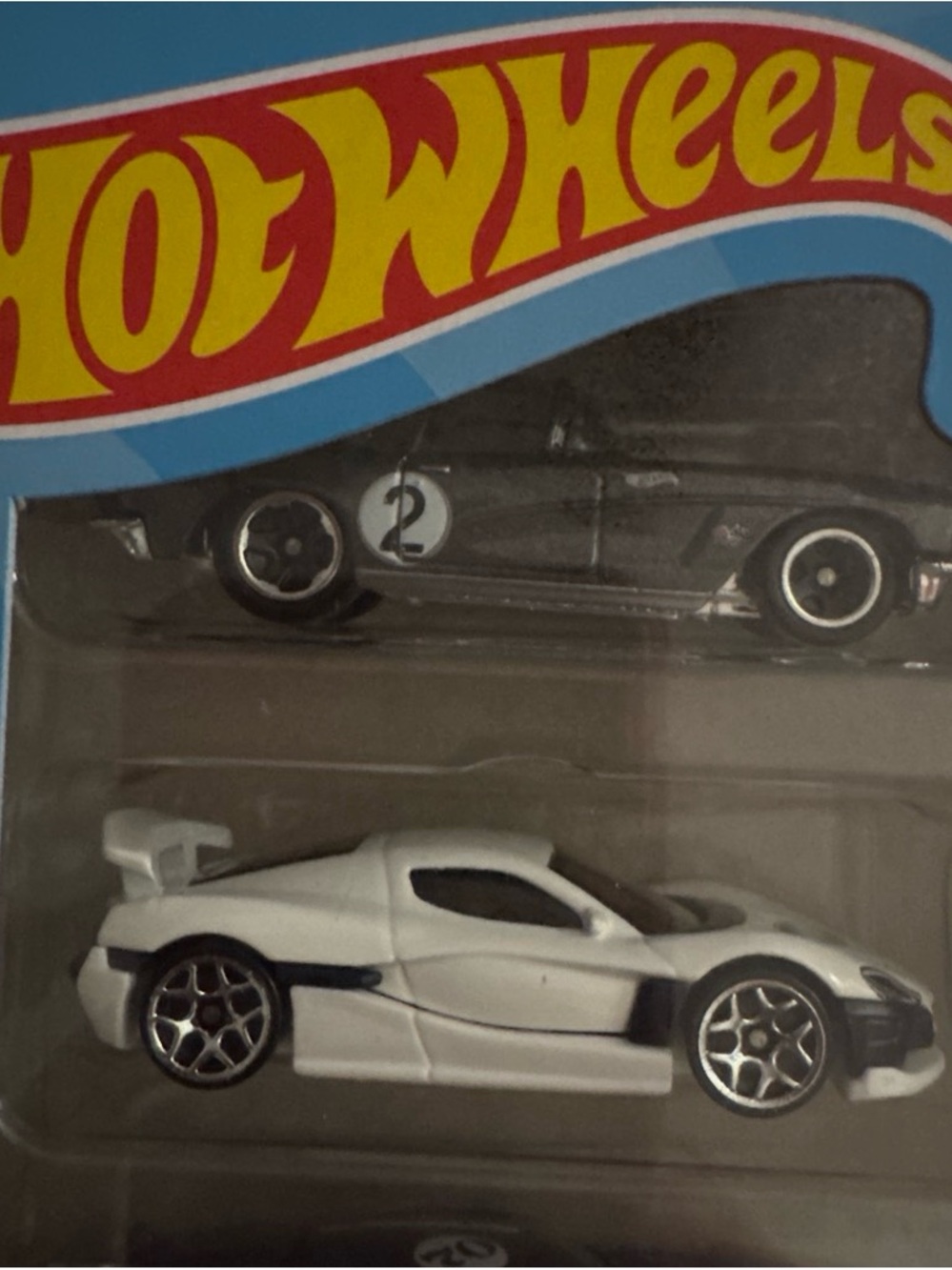 Hot Wheels White Sports Coupe Toy Car - Kids Collectible Vehicle